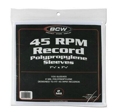 BCW - BCW 45 RPM_100 Sleeves - main