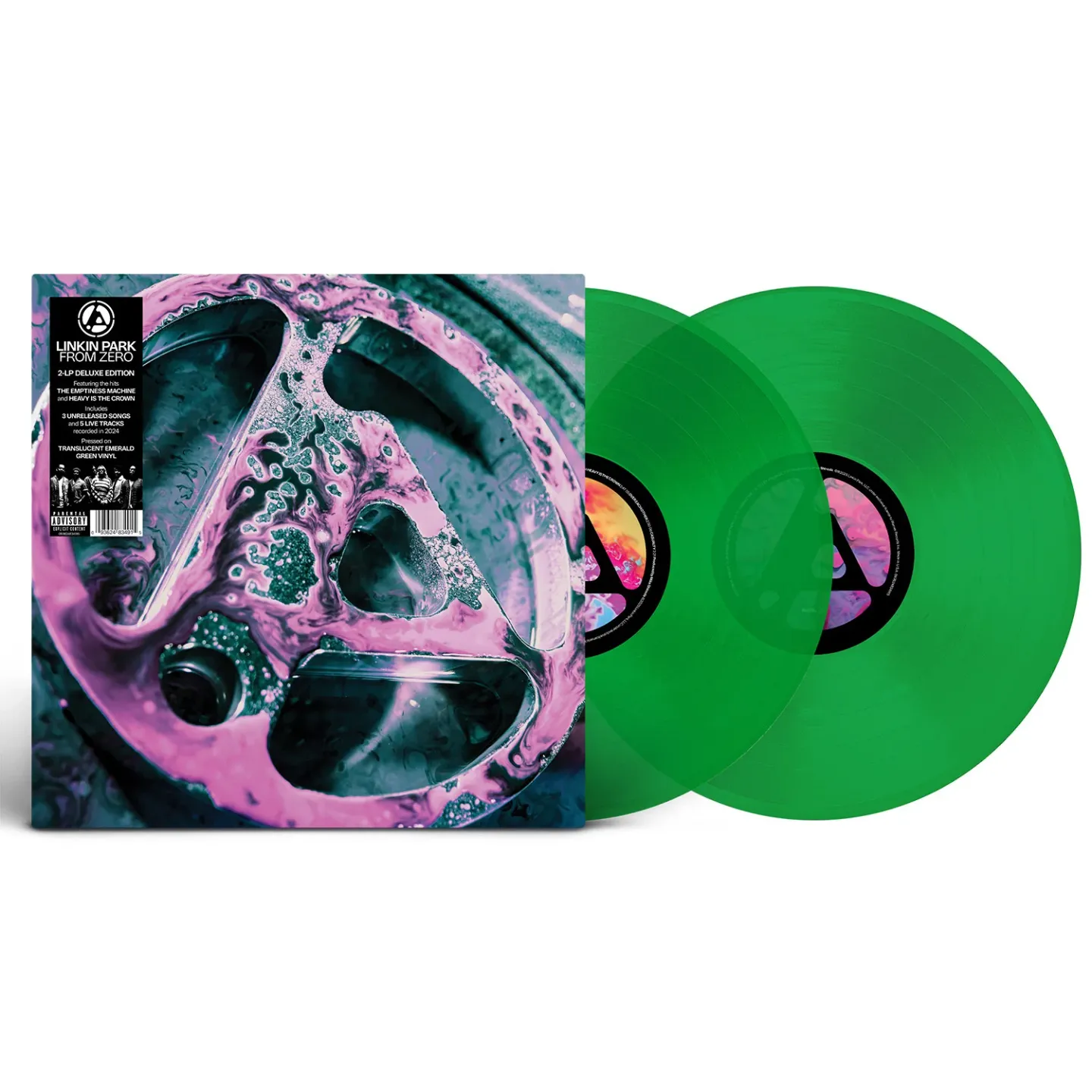 Linkin Park - From Zero (Deluxe Edition) Vinyl 2LP Translucent Emerald Green | Warner Records () - main Linkin Park - From Zero (Deluxe Edition) Vinyl 2LP Translucent Emerald Green | Warner Records () - main