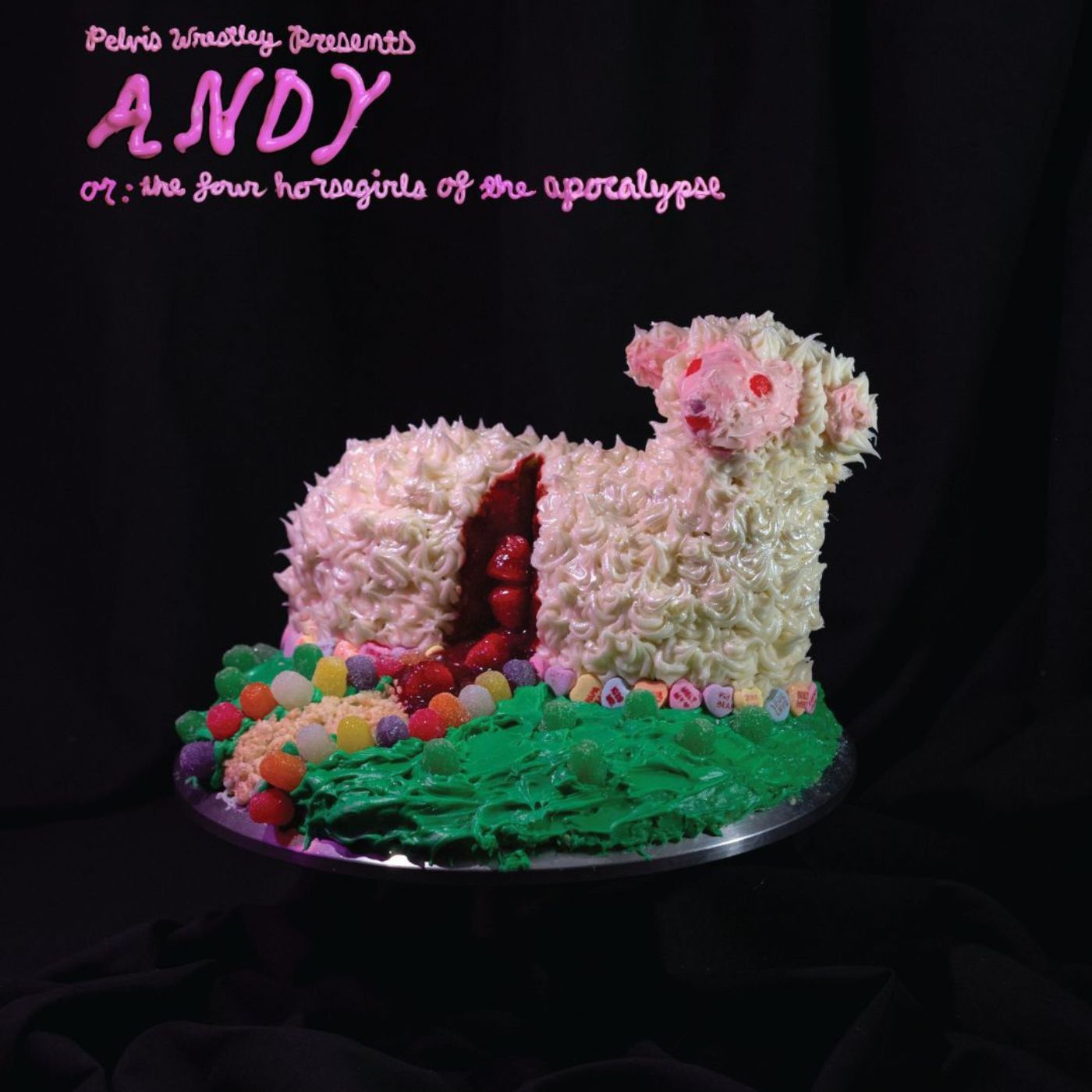- ANDY, or: The Four Horsegirls of the Apocalypse (PINK FROSTING VINYL) | Earth Libraries () - main - ANDY, or: The Four Horsegirls of the Apocalypse (PINK FROSTING VINYL) | Earth Libraries () - main