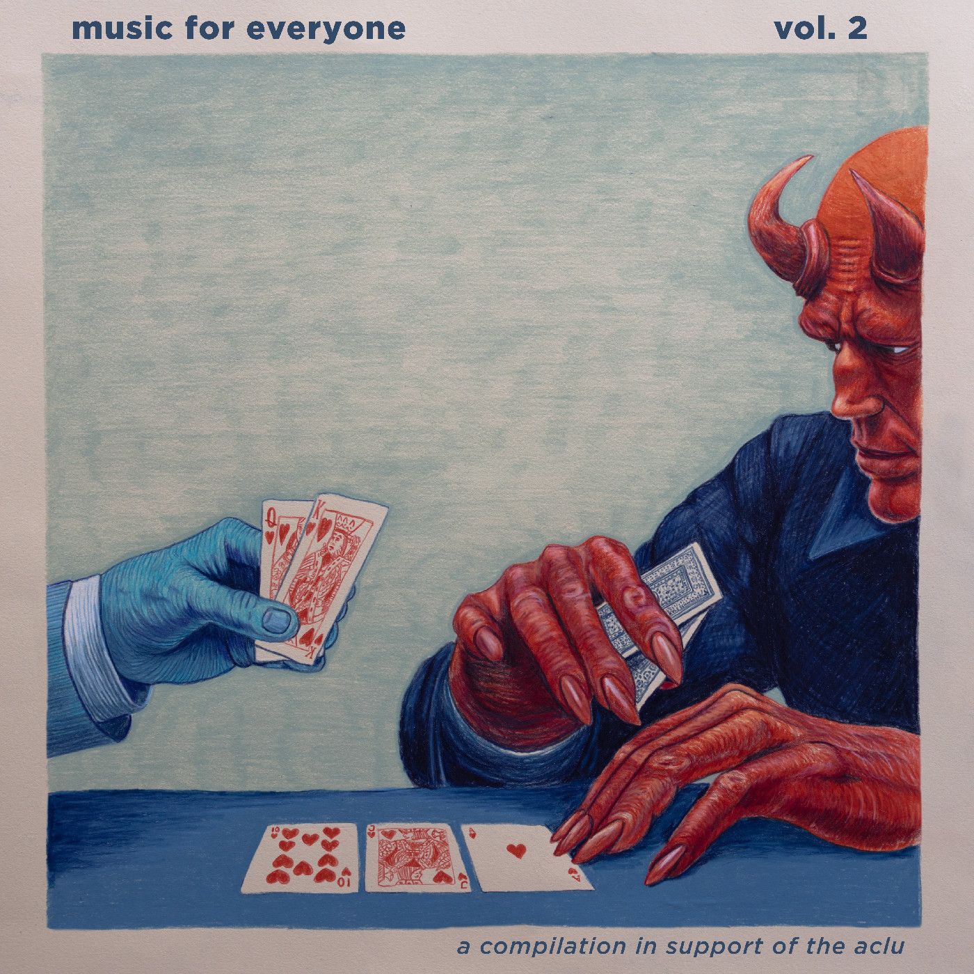 Various - Music For Everyone Vol. 2 - A Compilation In Support Of The ACLU | Born Losers Records (BLR150) - main