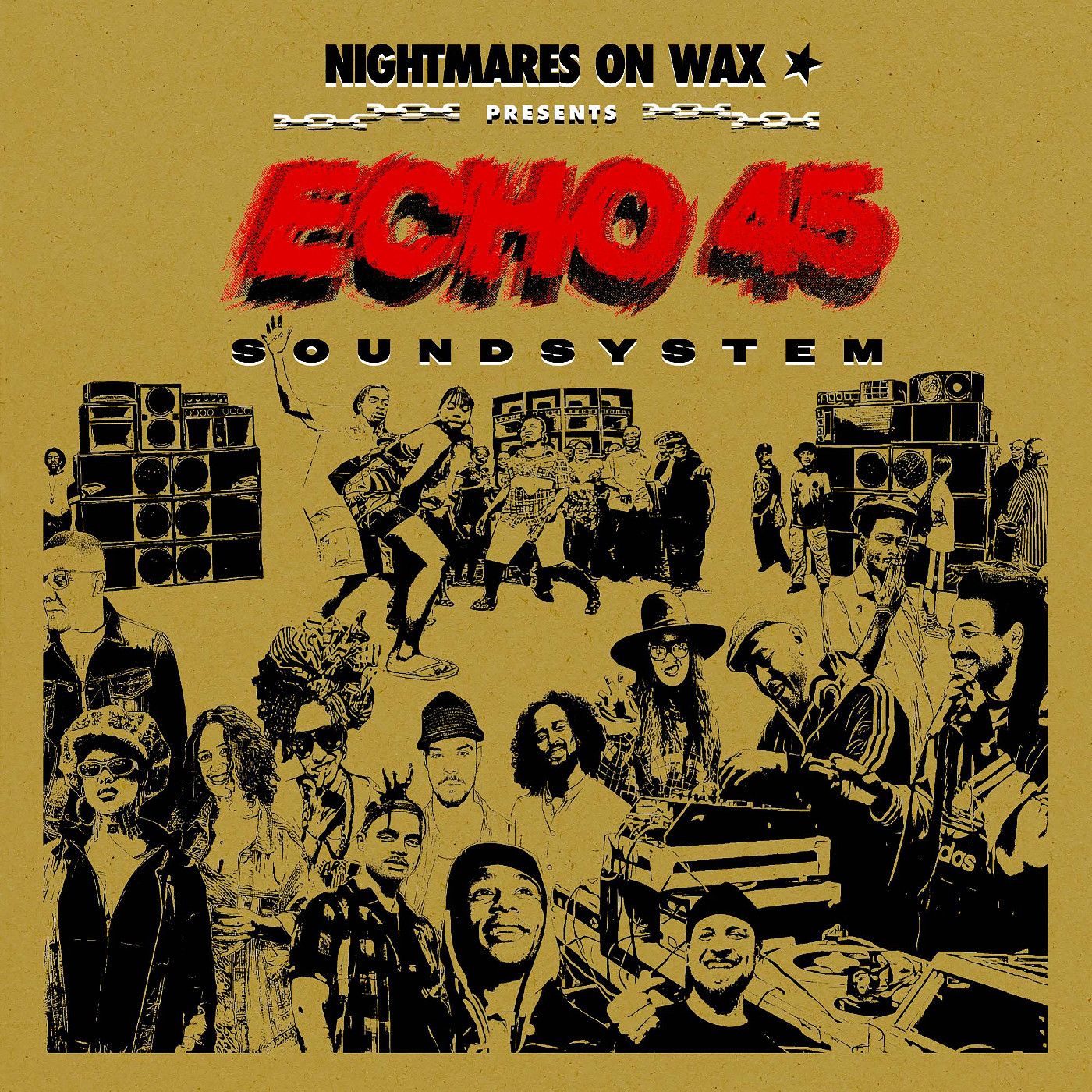 Nightmares On Wax - Echo 45 Soundsystem | Warp Records (WARPLP399) - main Nightmares On Wax - Echo 45 Soundsystem | Warp Records (WARPLP399) - main