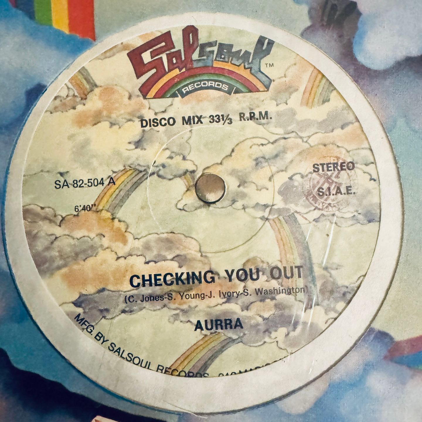 Aurra - Checking You Out / A Little Love | Salsoul Records (SA 82-504) - main