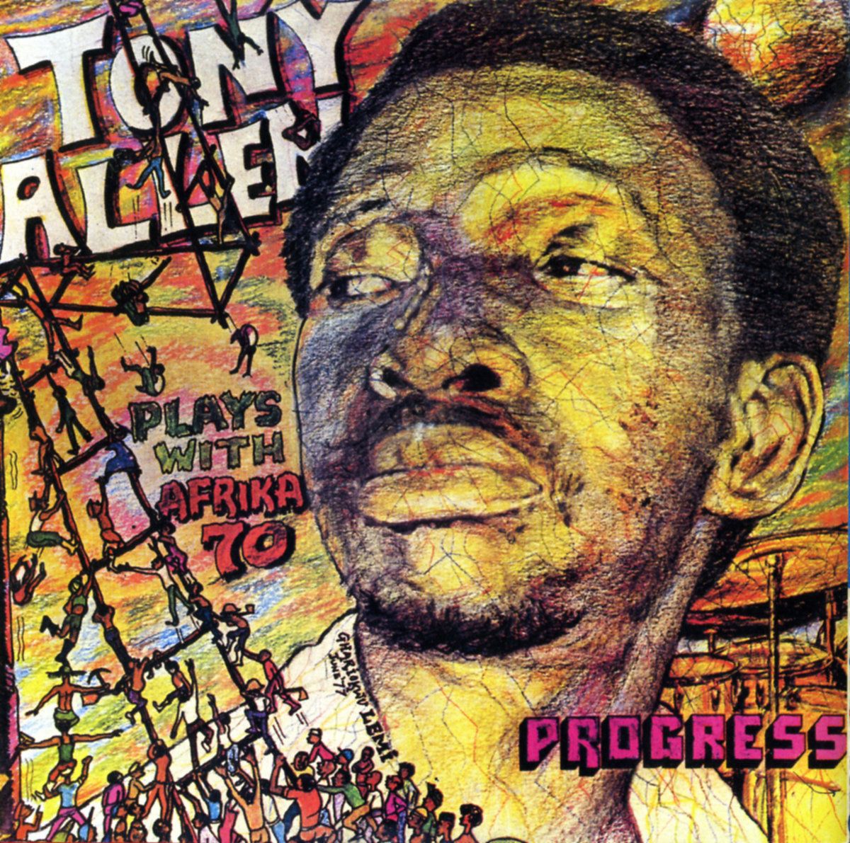 Tony Allen Plays With Africa 70 - Progress | Coconut (COMET095) - main Tony Allen Plays With Africa 70 - Progress | Coconut (COMET095) - main
