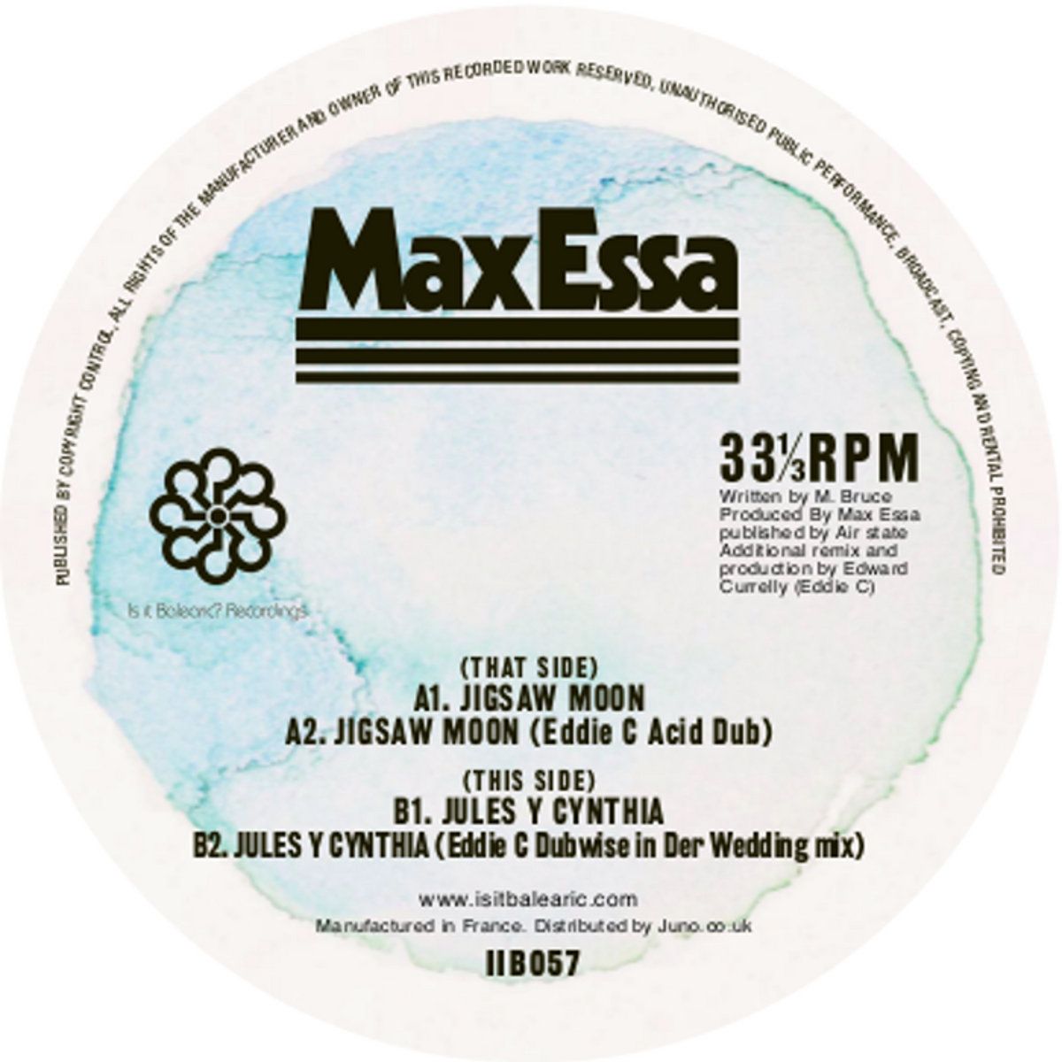 Max Essa Vs Eddie C - Jigsaw Moon | Is It Balearic? Recordings (IIB057) - main