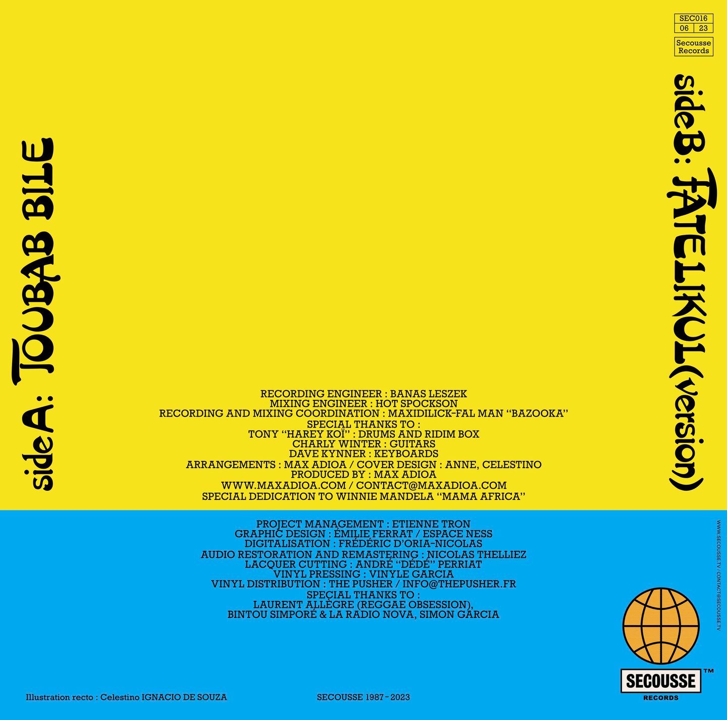 Adioa - Toubab Bile | Secousse (SEC016) - 2