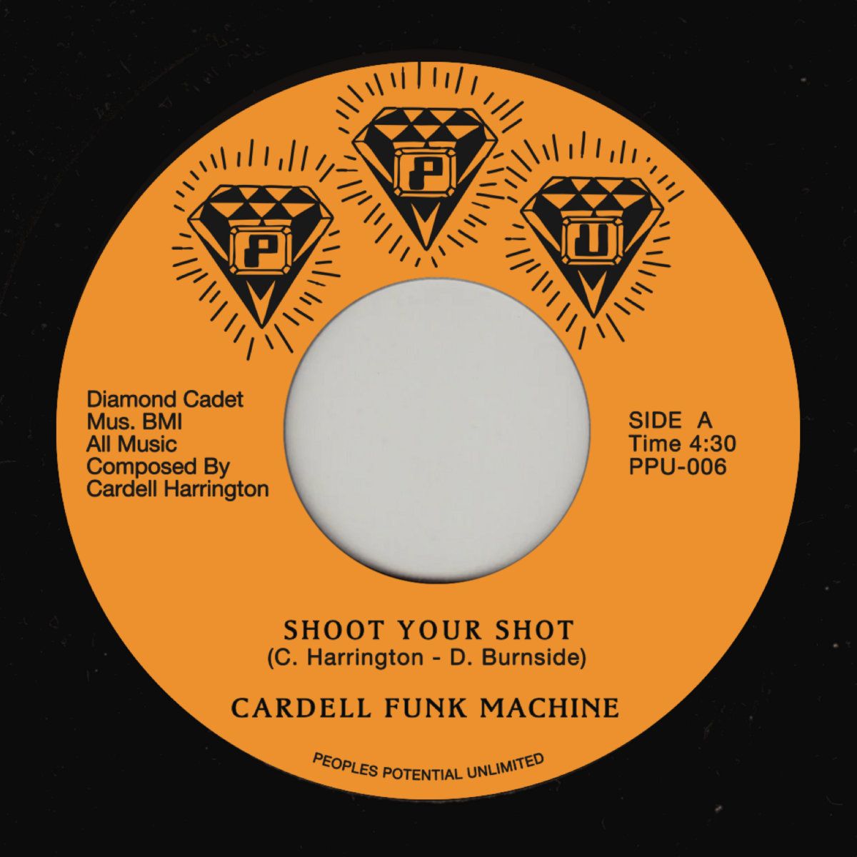 Cardell Funk Machine - Shoot Your Shot | Peoples Potential Unlimited (PPU-006) - main