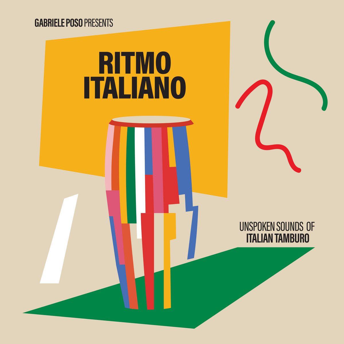 Gabriele Poso , Various - Ritmo Italiano (Unspoken Sounds Of Italian Tamburo) | Mr Bongo (MRBLP317R) - main Gabriele Poso , Various - Ritmo Italiano (Unspoken Sounds Of Italian Tamburo) | Mr Bongo (MRBLP317R) - main