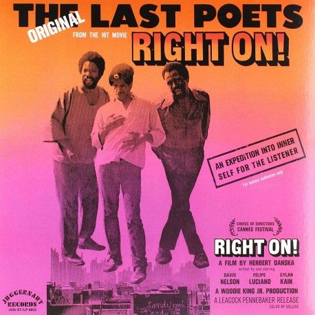 The Last Poets - Right On! (Original Soundtrack) | Juggernaut Records (JUG-ST/LP 8802)