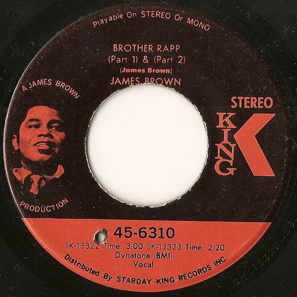 James Brown - Brother Rapp (Part 1) & (Part 2) / Bewildered | King Records (45-6310) - main
