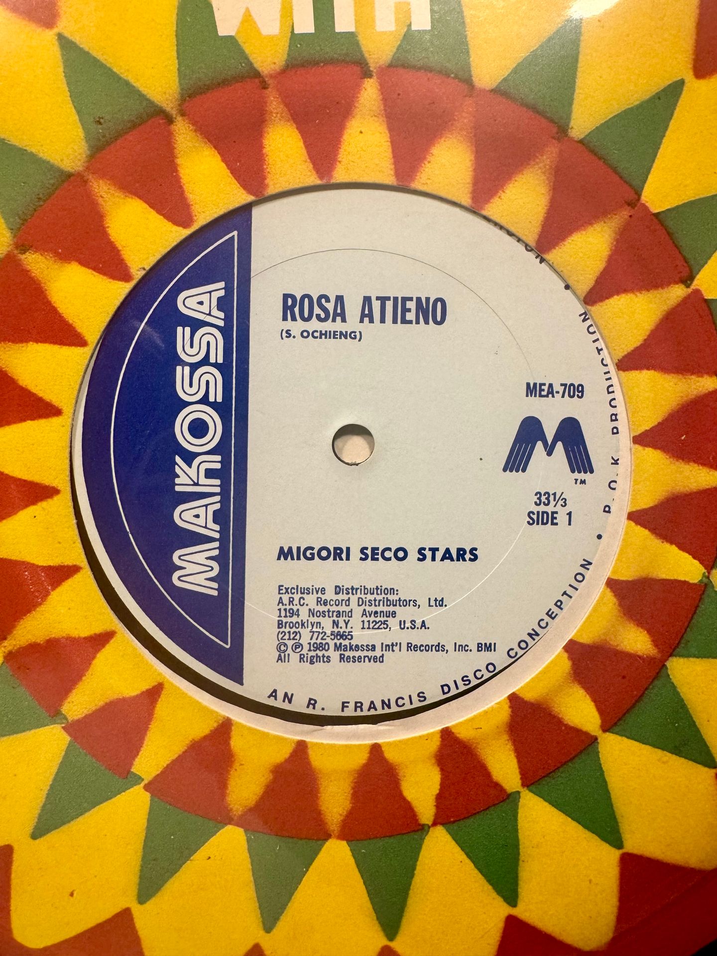 Migori Seco Stars - Rosa Atieno / Jashon Licha | Editions Makossa (MEA-709) Migori Seco Stars - Rosa Atieno / Jashon Licha | Editions Makossa (MEA-709)