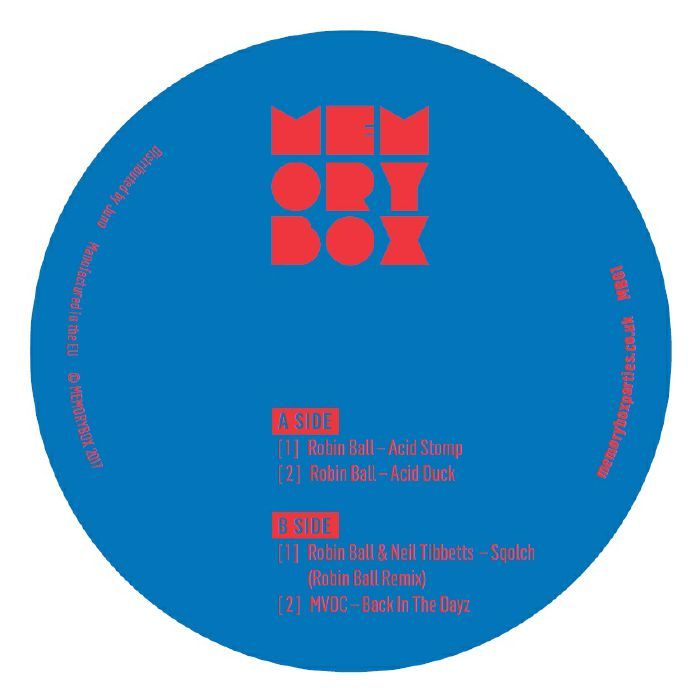 Robin Ball - Acid Stomp | Memory Box (MB01) - 2 Robin Ball - Acid Stomp | Memory Box (MB01) - 2