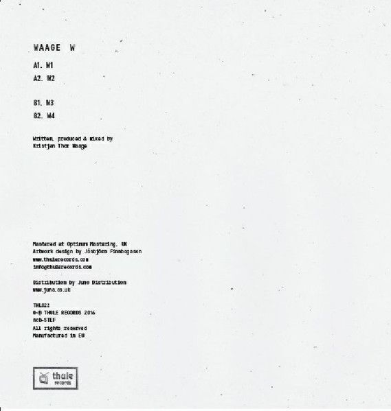 Waage - W | Thule Records (THL022) - 2