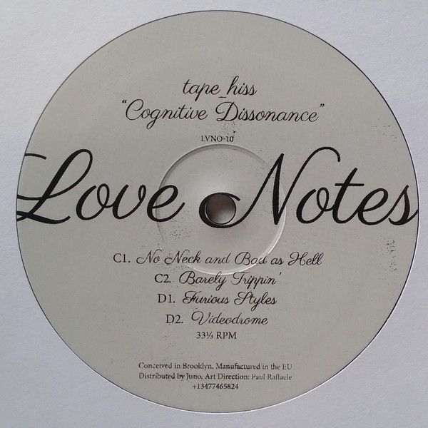 tape_hiss - Cognitive Dissonance | Love Notes (LVNO-10) - 2