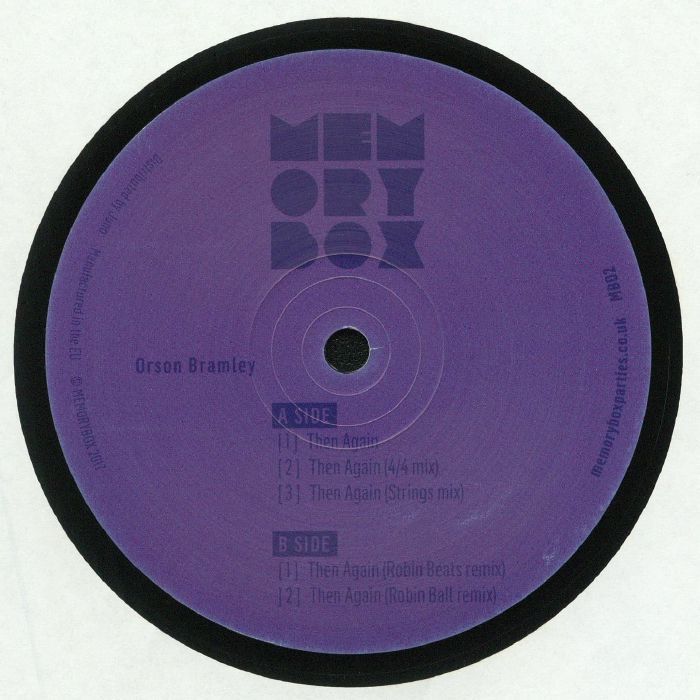 Orson Bramley - Then Again | Memory Box (MB02) - 2 Orson Bramley - Then Again | Memory Box (MB02) - 2