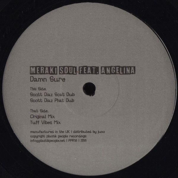 Meraki Soul  &  Angelina - Damn Sure | Plastik People Recordings (PPR18)