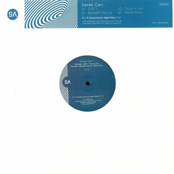 Derek Carr - SA002 | Subconscious Algorithms (SA002)