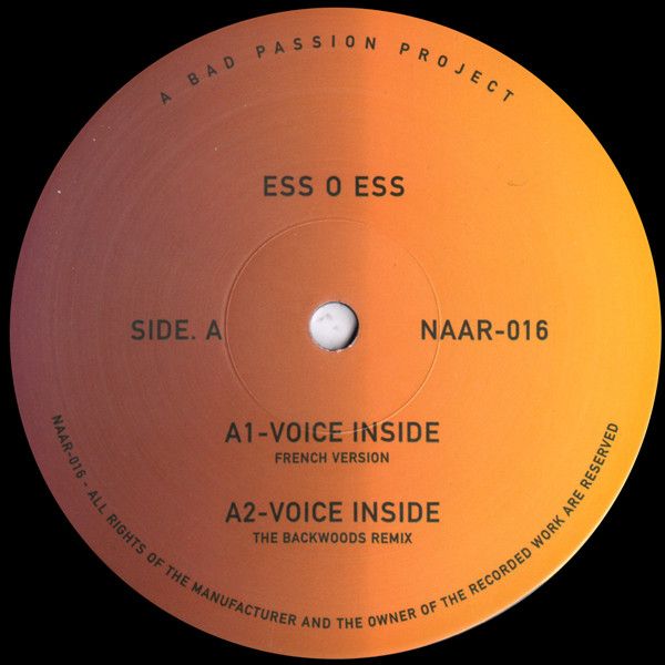 Ess O Ess - Voice Inside | Not An Animal Records (NAAR 016) - main