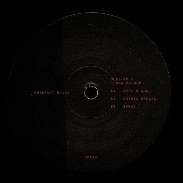 Subb-an  &  Thoma Bulwer - Apollo Sun | Constant Black (CB014) - 2