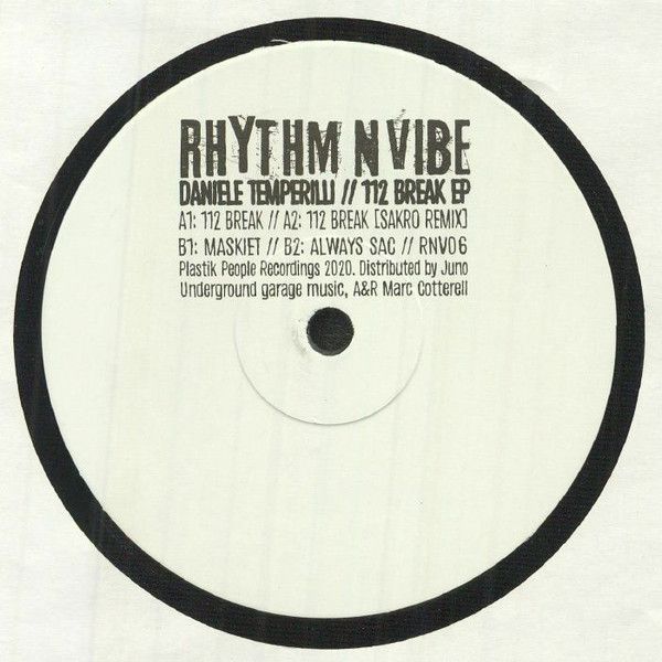 Daniele Temperilli - 112 Break EP | Rhythm N Vibe (RNV06)
