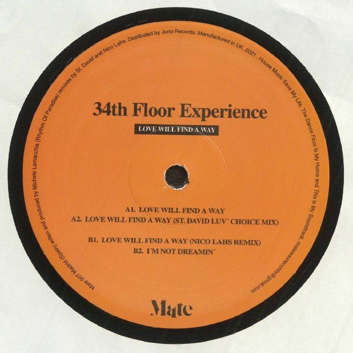 34th Floor Experience - Love Will Find A Way | Mate (Mate 007) - 2