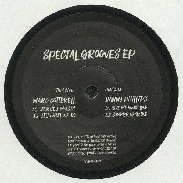 Marc Cotterell  &  Danny Phillips - Special Grooves EP | Plastik People Limited (PPLTD06)