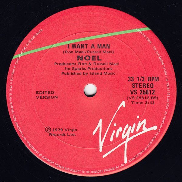 Noel - Dancing Is Dangerous | Virgin (VS 25812) - main Noel - Dancing Is Dangerous | Virgin (VS 25812) - main