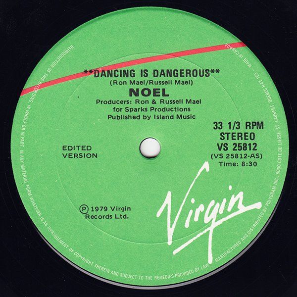 Noel - Dancing Is Dangerous | Virgin (VS 25812) - 2 Noel - Dancing Is Dangerous | Virgin (VS 25812) - 2
