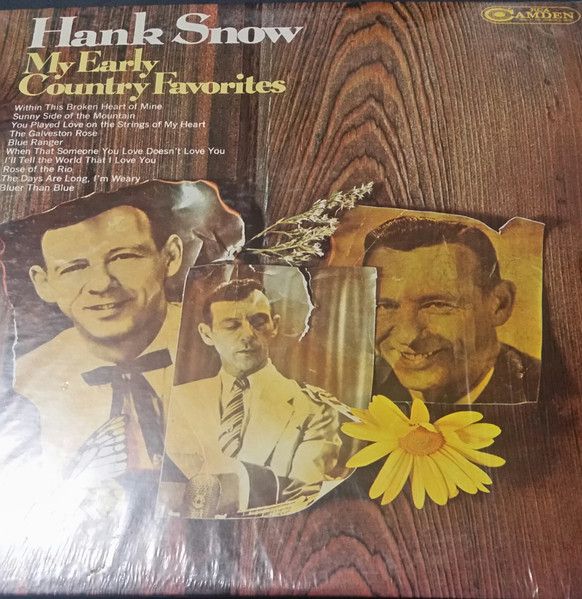Hank Snow - My Early Country Favorites | RCA Camden (Cal-2160) - main
