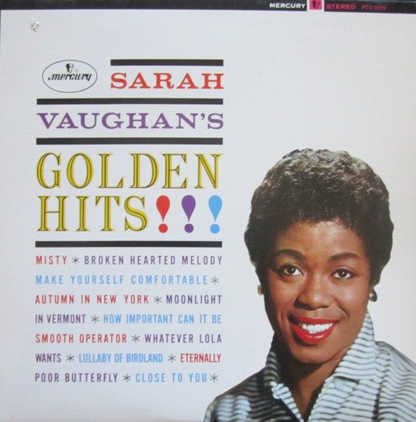 Sarah Vaughan - Sarah Vaughan's Golden Hits | Mercury (PTV-1012) - main