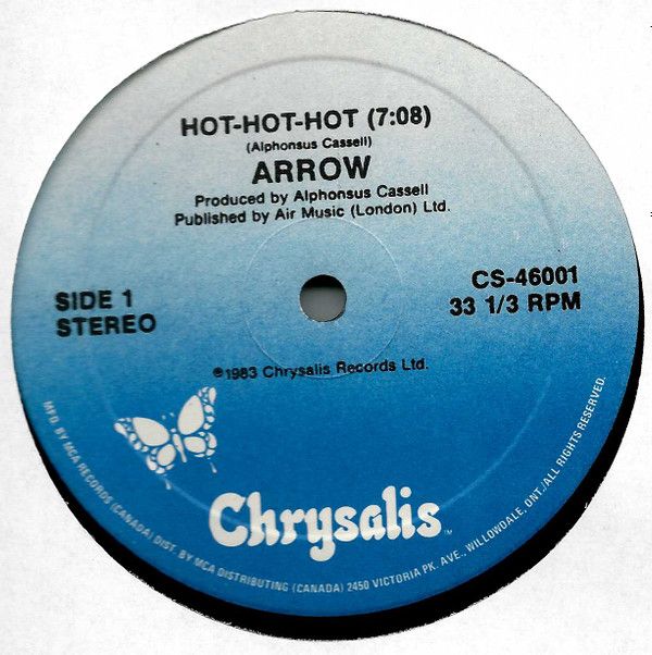 Arrow - Hot-Hot-Hot | Chrysalis (CS-46001)