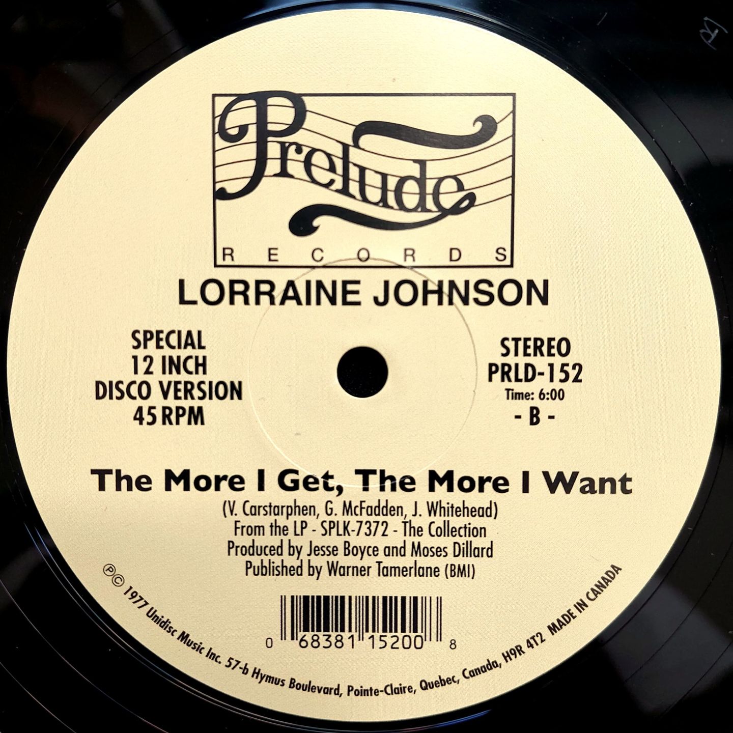 Bill Brandon , Lorraine Johnson - We Fell In Love While Dancing / The More I Get, The More I Want | Prelude Records (PRLD-152) - 2