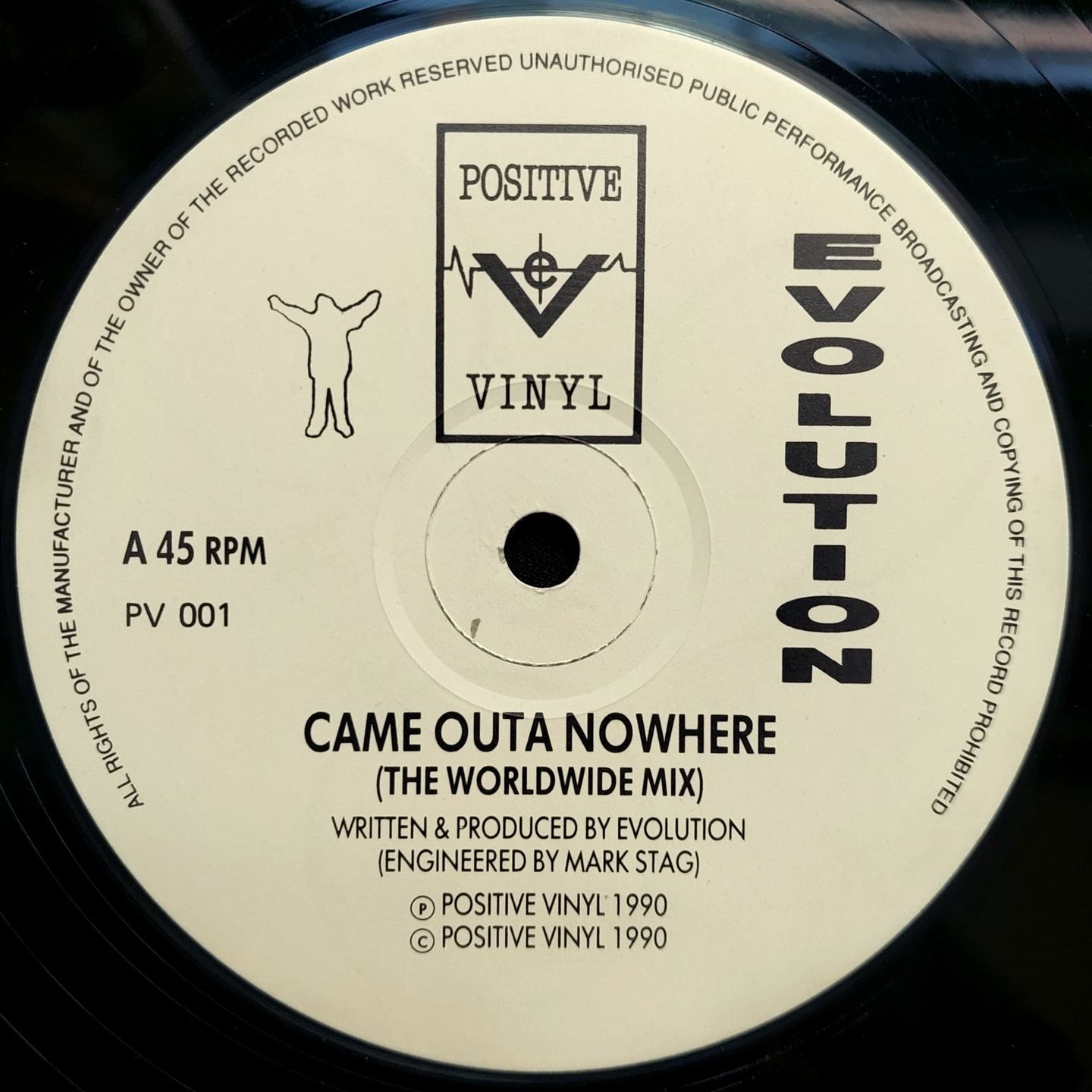 Evolution & Sasha - Came Outa Nowhere | Positive Vinyl (PV 001) - main Evolution & Sasha - Came Outa Nowhere | Positive Vinyl (PV 001) - main