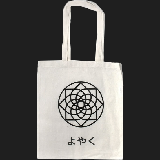 Yoyaku - White Tote Bag - main Yoyaku - White Tote Bag - main