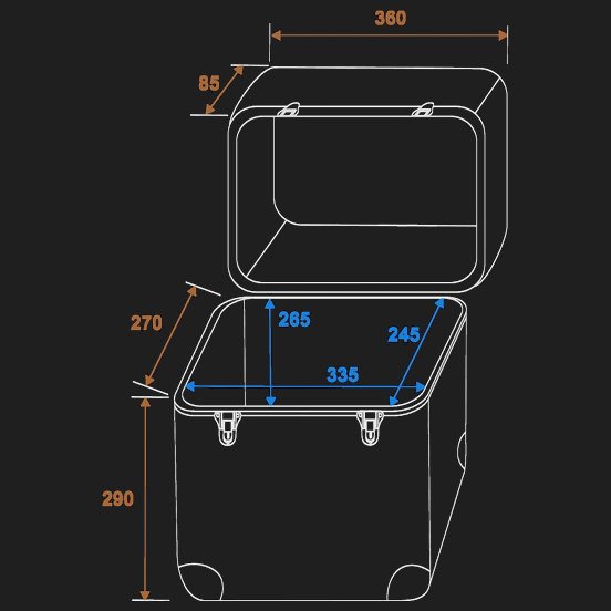 Generic - Record Case Alu Maxi Booking Rounded - 2