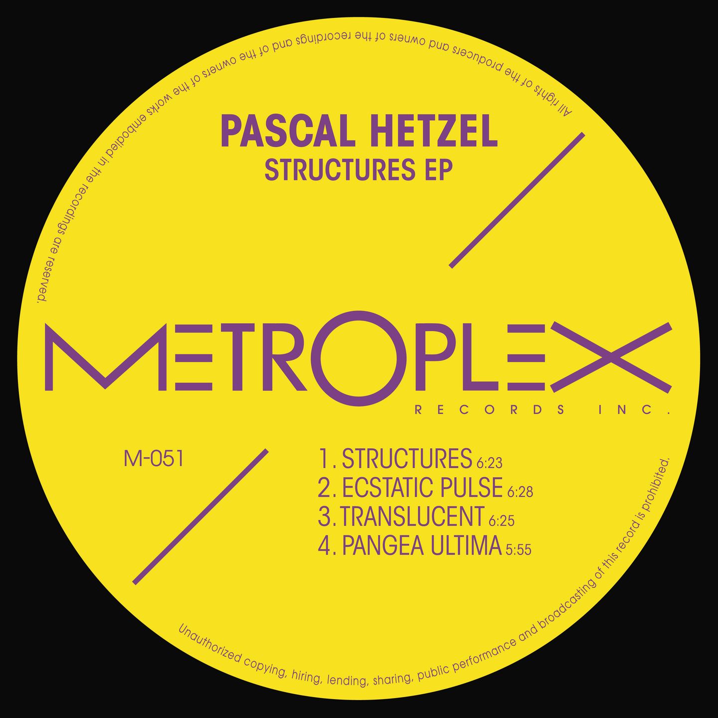 Pascal Hetzel - Structures EP | Metroplex (M051)