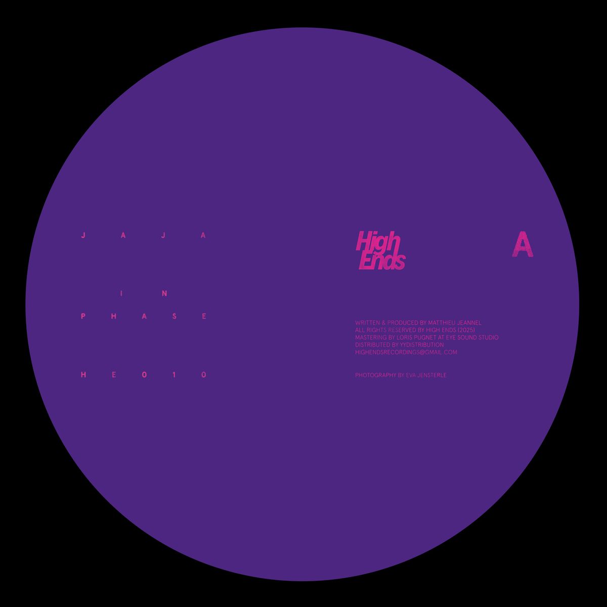 JAJA - In Phase EP | High Ends (HE010) - 3