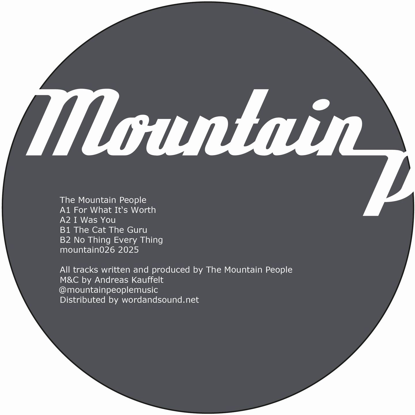 The Mountain People - The Cat The Guru | Mountain People (MOUNTAIN026) - main The Mountain People - The Cat The Guru | Mountain People (MOUNTAIN026) - main