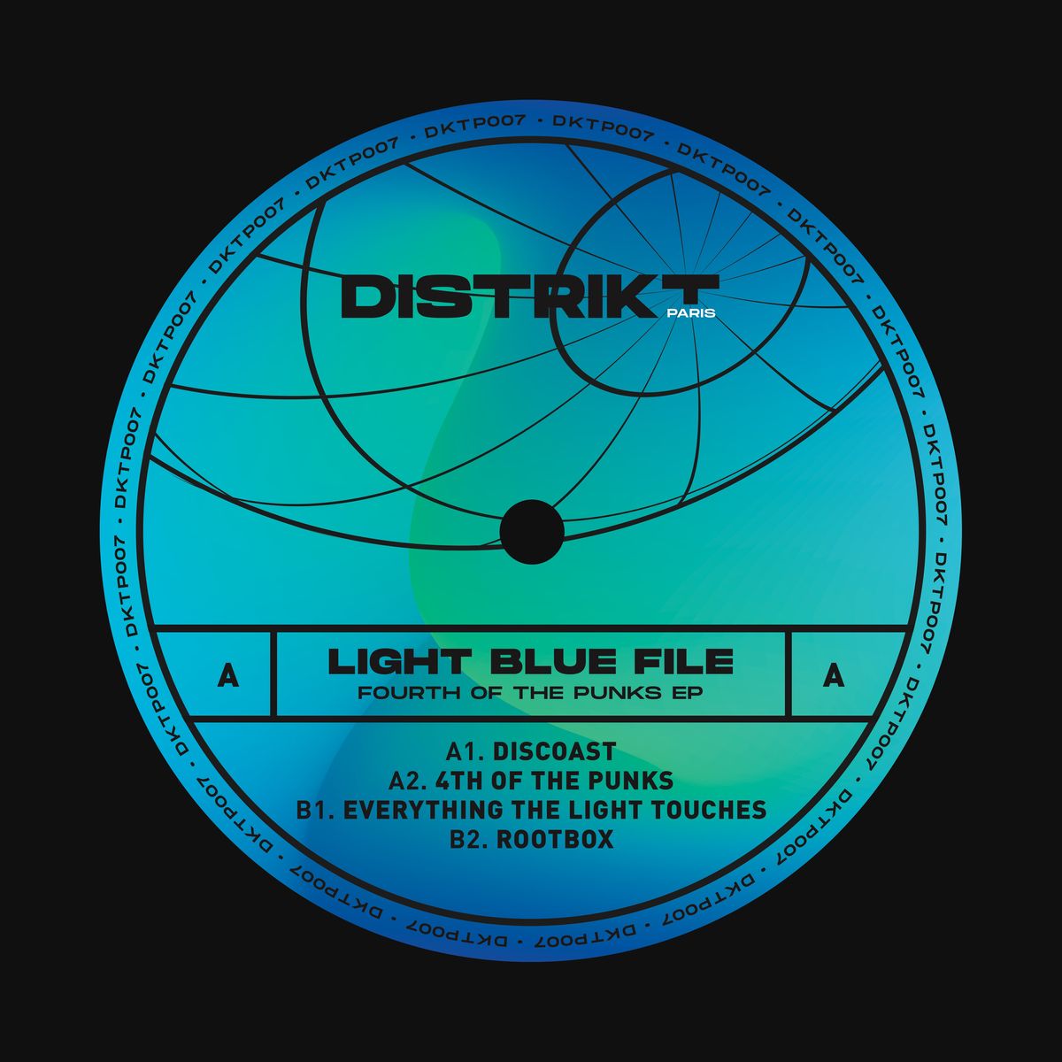 Light Blue File - Fourth Of The Punk EP | Distrikt Paris (DKTP007) - main