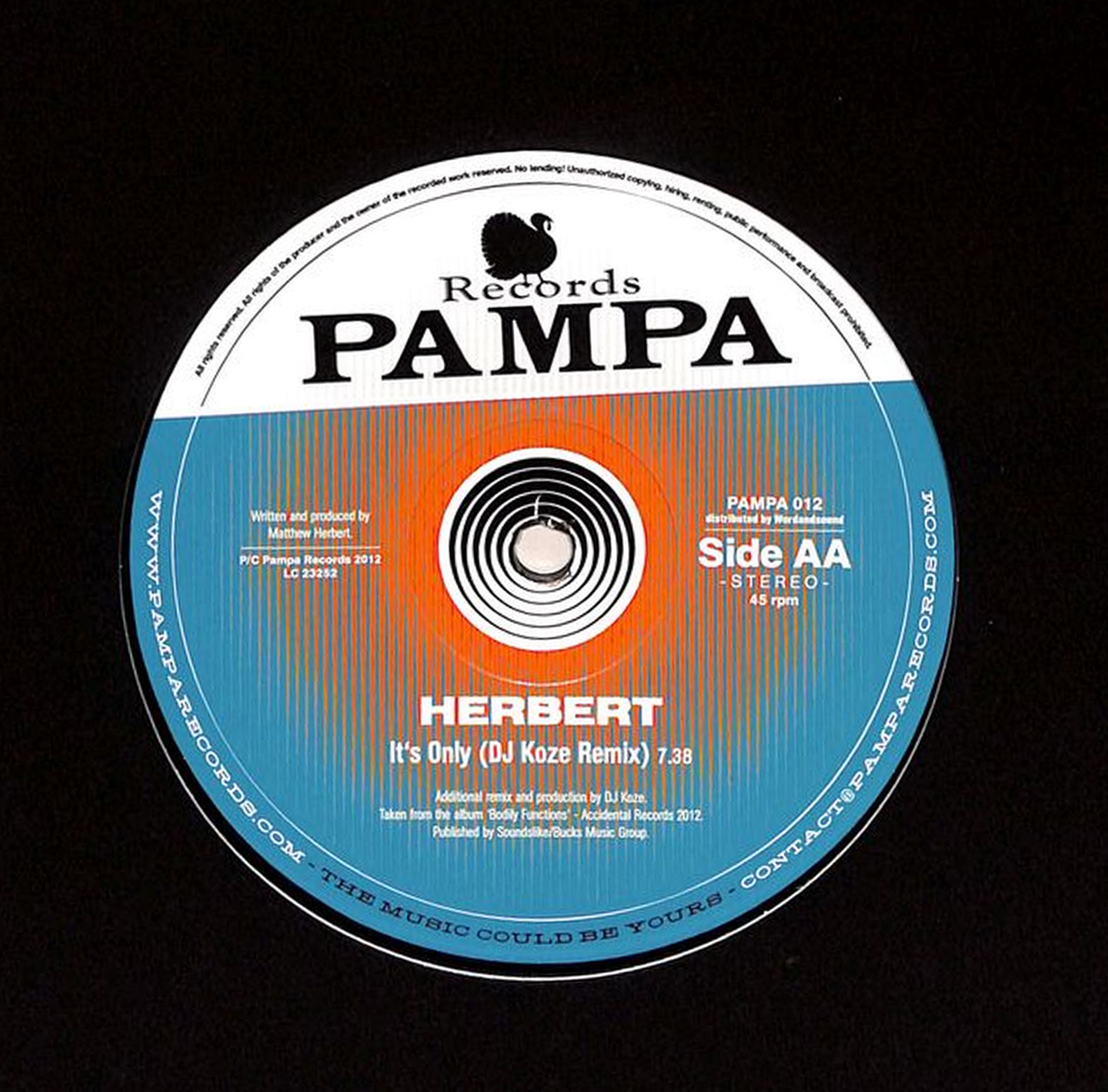 Dntel & Herbert - Remixes By Die Vögel, DJ Koze (2025 Repress) | Pampa Records (PAMPA012) - 2 Dntel & Herbert - Remixes By Die Vögel, DJ Koze (2025 Repress) | Pampa Records (PAMPA012) - 2