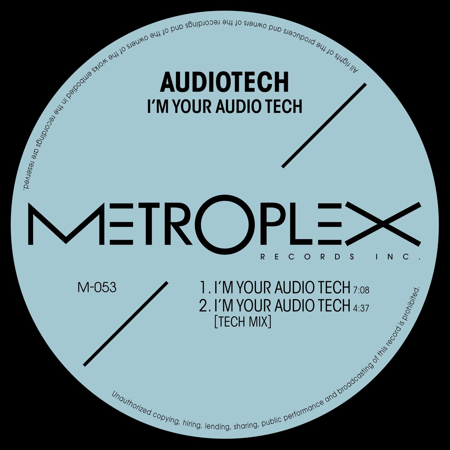 Audiotech - Im Your Audio Tech | Metroplex (M053) - main