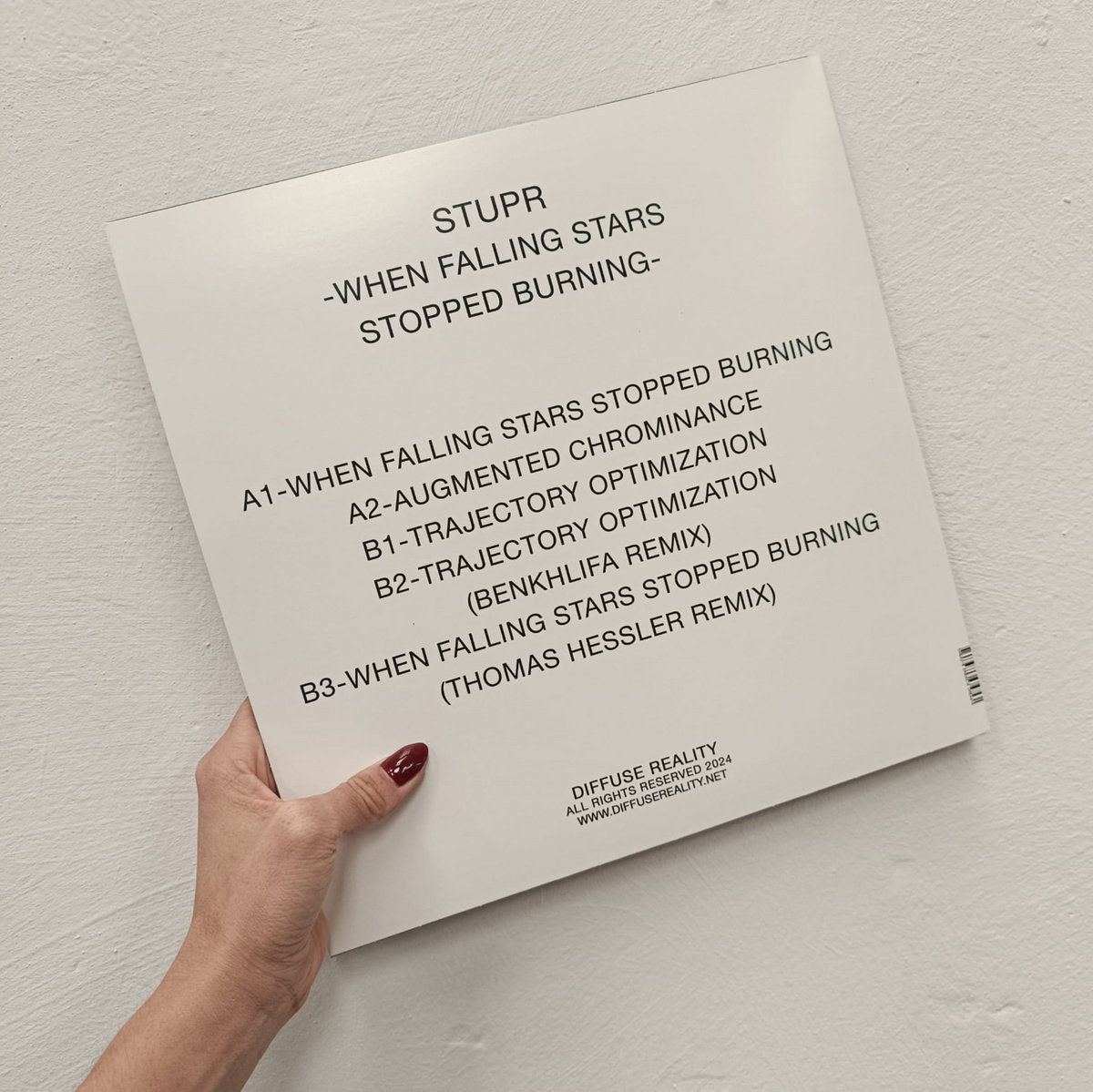 STUPR  &  Ben Khlifa  &  Thomas Hessler - When Falling Stars Stopped Burning | Diffuse Reality (DREA016) - 2
