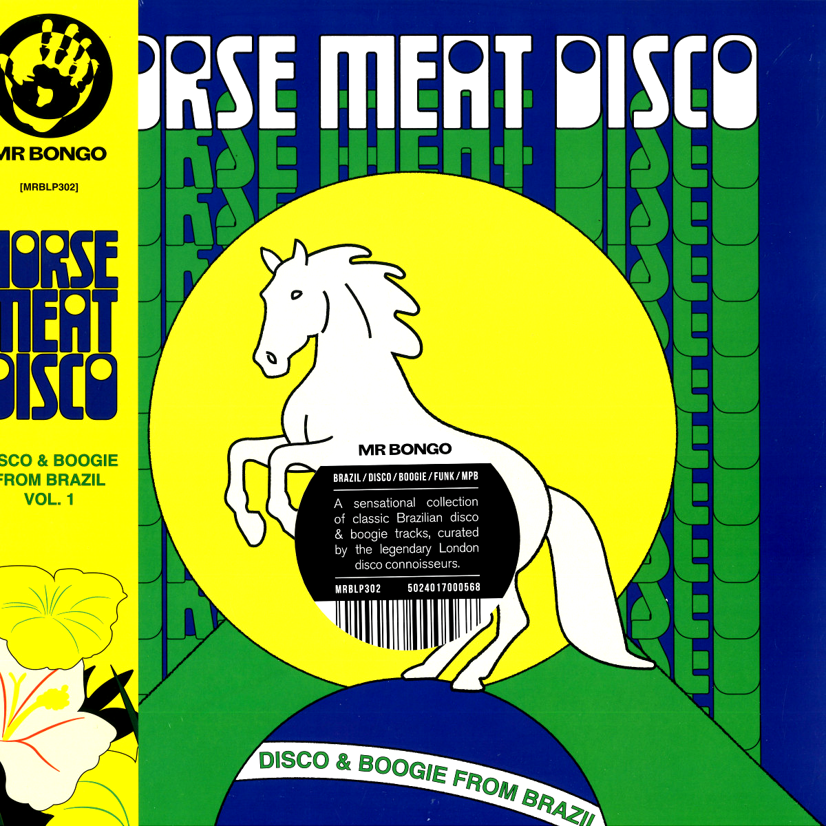 Horse Meat Disco  &  Various - Horse Meat Disco Presents Disco & Boogie From Brazil Vol.1 (2LP) | Mr Bongo (MRBLP302) - 2