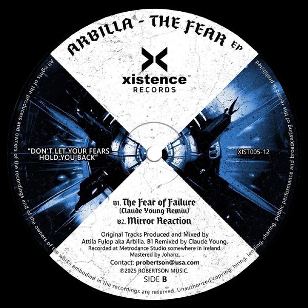 Arbilla  &  Claude Young - The Fear EP | Xistence Records (XIST005-12) - 2
