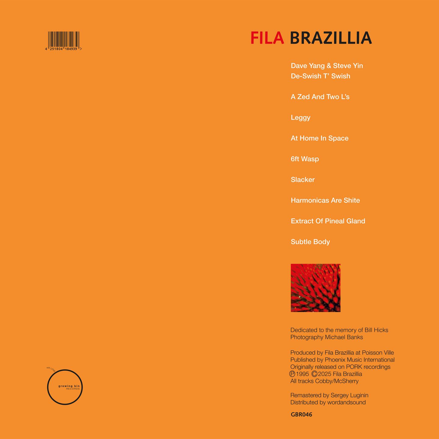 Fila Brazillia - Maim That Tune (2LP, 30th Anniversary) | Growing Bin Records (GBR046) - 2 Fila Brazillia - Maim That Tune (2LP, 30th Anniversary) | Growing Bin Records (GBR046) - 2