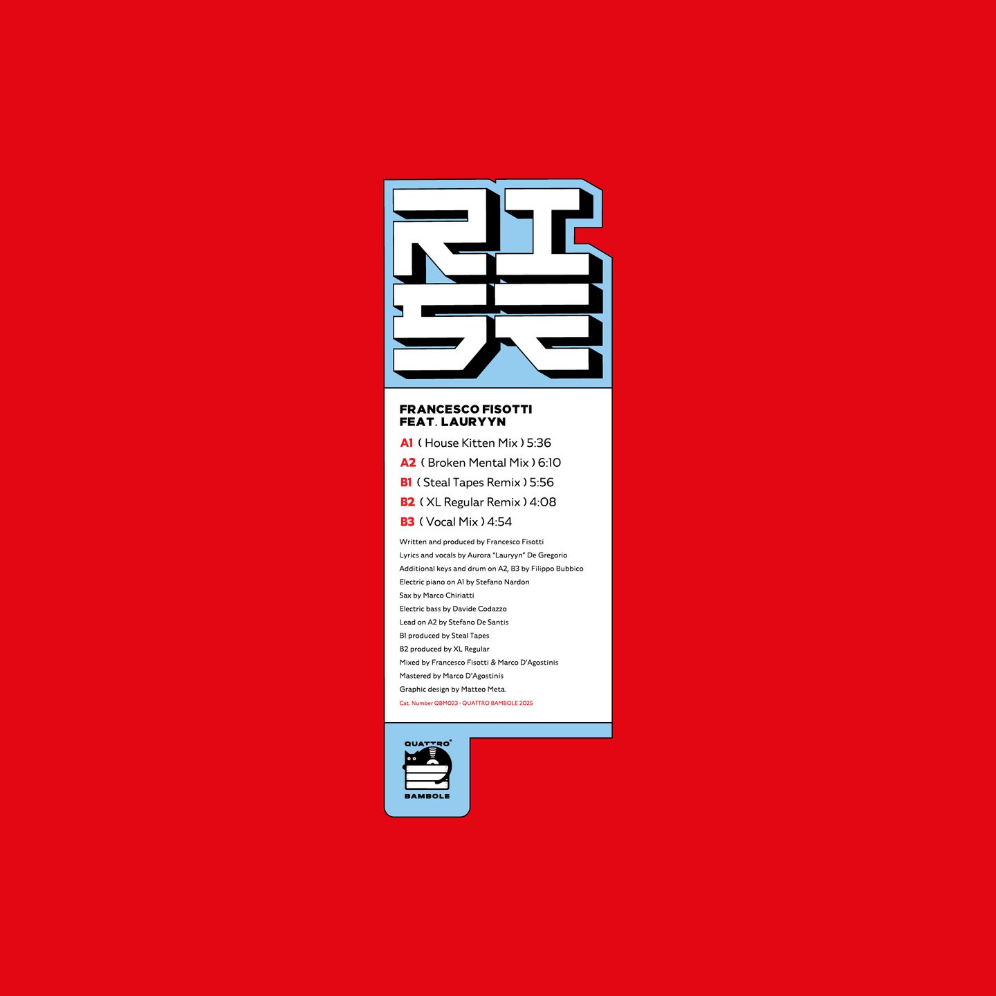 Francesco Fisotti - Rise Feat. Lauryyn | Quattro Bambole Music (QBM023) - 2