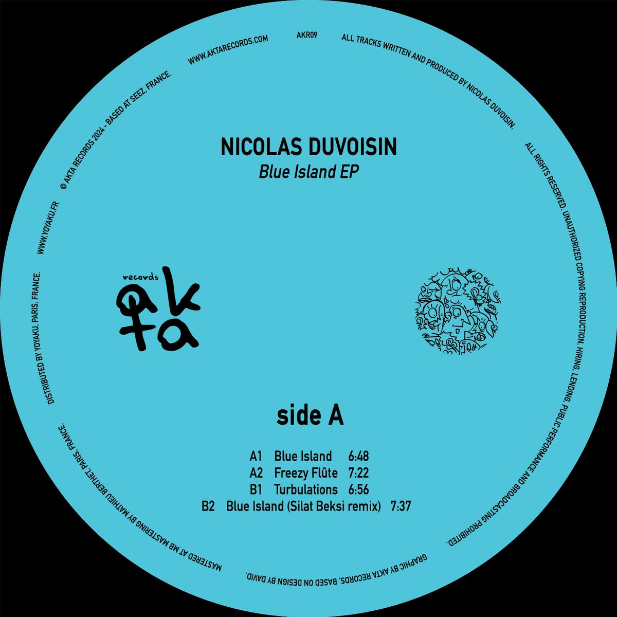 Nicolas Duvoisin & Silat Beksi - Blue Island EP | Akta Records (AKR09) - main Nicolas Duvoisin & Silat Beksi - Blue Island EP | Akta Records (AKR09) - main