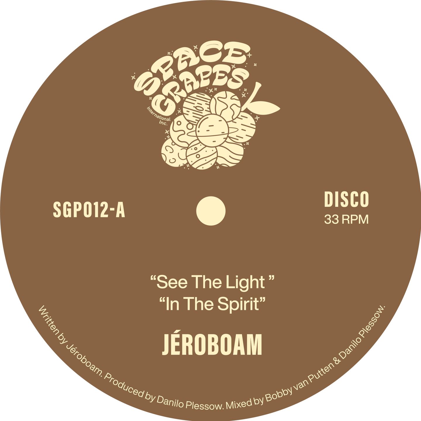 Jéroboam - See The Light | Space Grapes (SGP012)