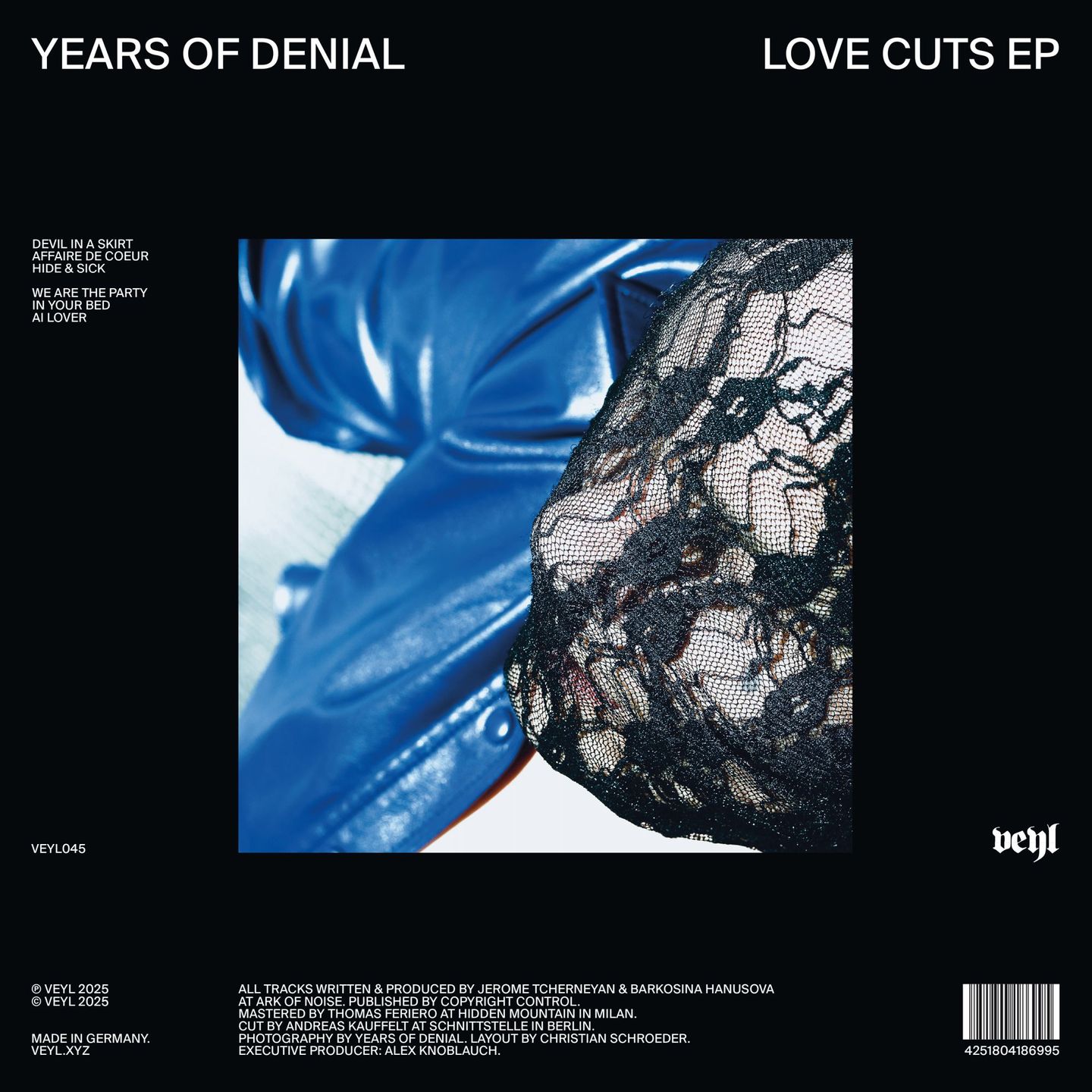 Years Of Denial - Love Cuts EP | VEYL (VEYL045) - 2