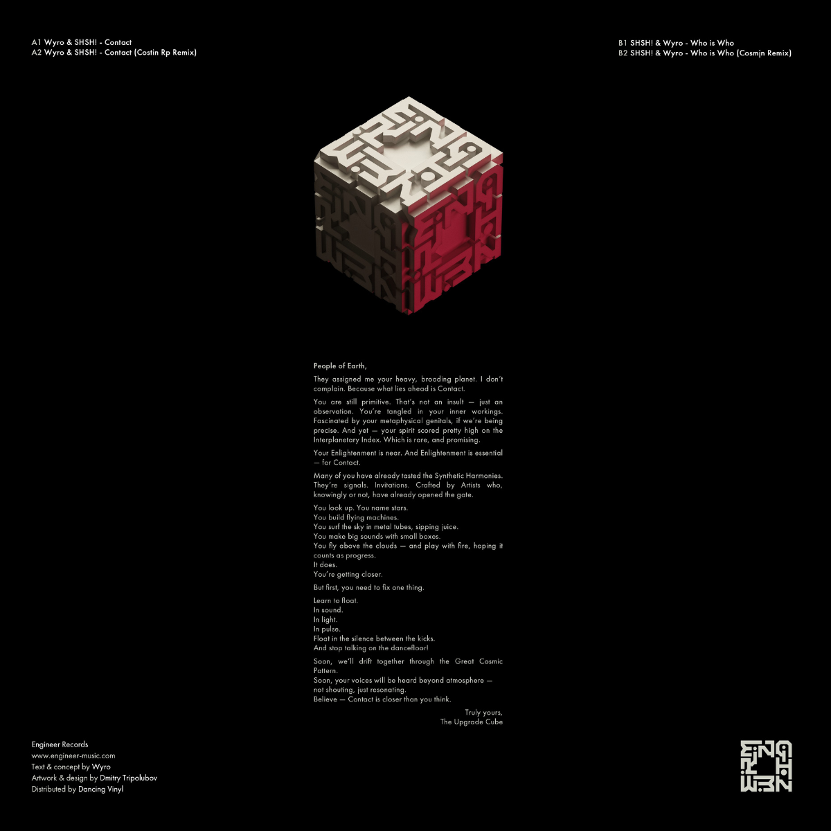Wyro & Shsh! - Contact EP | Engineer Records (EEE007) - 2