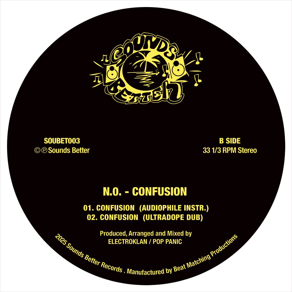 Pop Panic / N.O. - Your Body Rmxs / Confusion | Sounds Better (SOUBET003) - 2